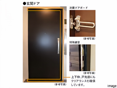 対震玄関ドア｜ザ・パークハウス白金